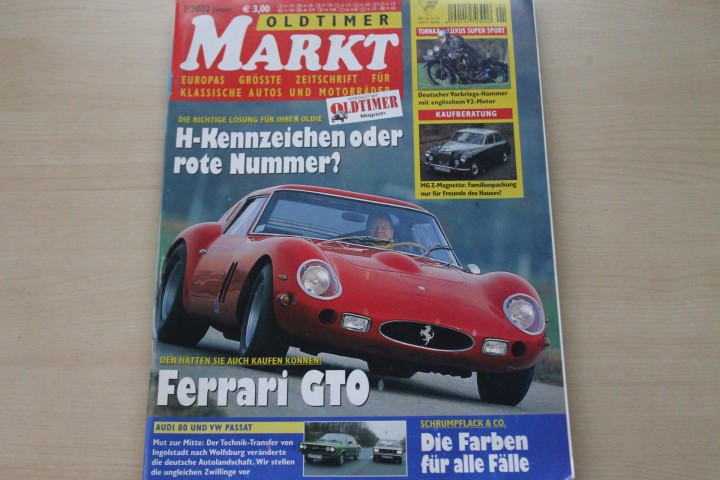 Deckblatt Oldtimer Markt (01/2003)